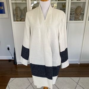 Like-new rag & bone reversible Elgin Stripe Blanket Coat
